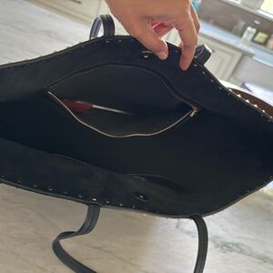 Valentino Garavani Black Rockstud Tote